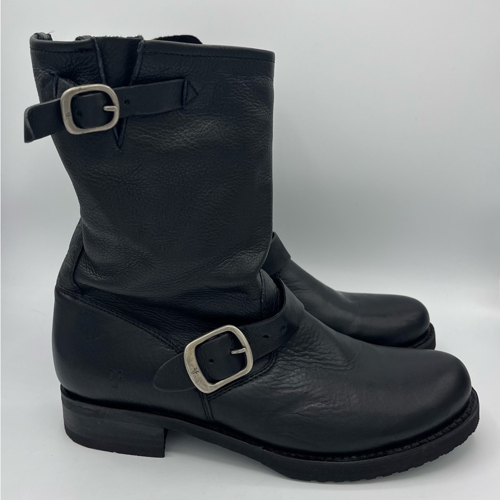 FRYE Black Leather Boots 9.5